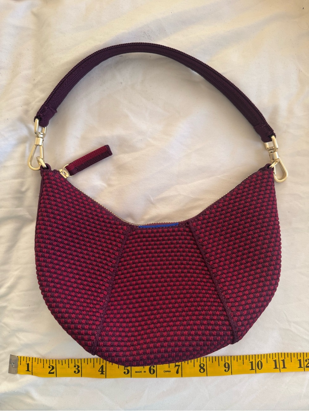 Rothy’s Mini Crescent Bag - Beet